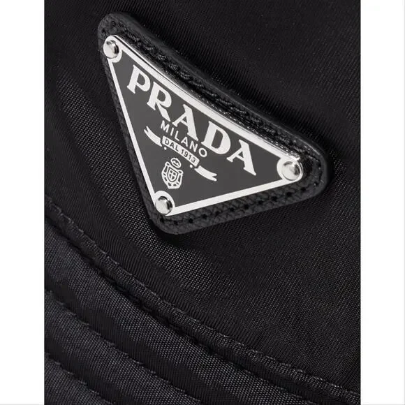 PRADA logo nylon shell bucket hat Small - Picture 3 of 3